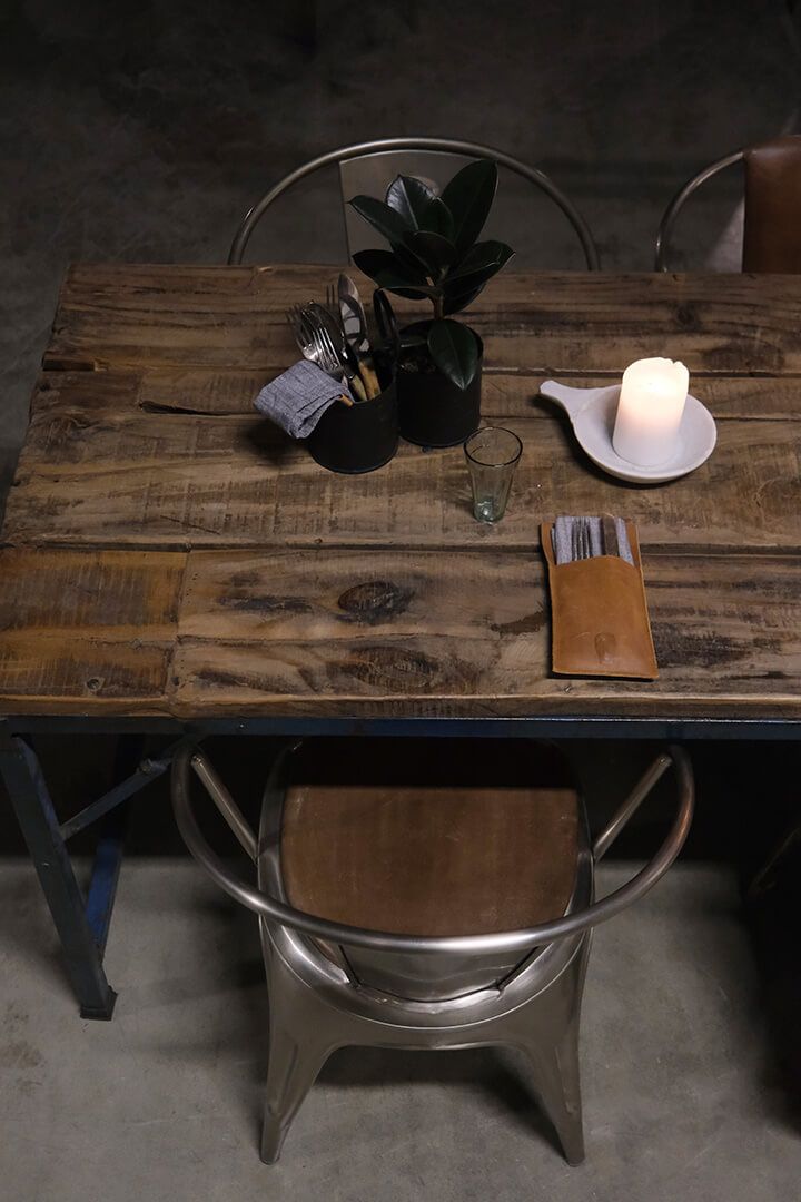LIVING Stuhl - Eisen glänzend  / Industrialstyle Trademark Living A/S