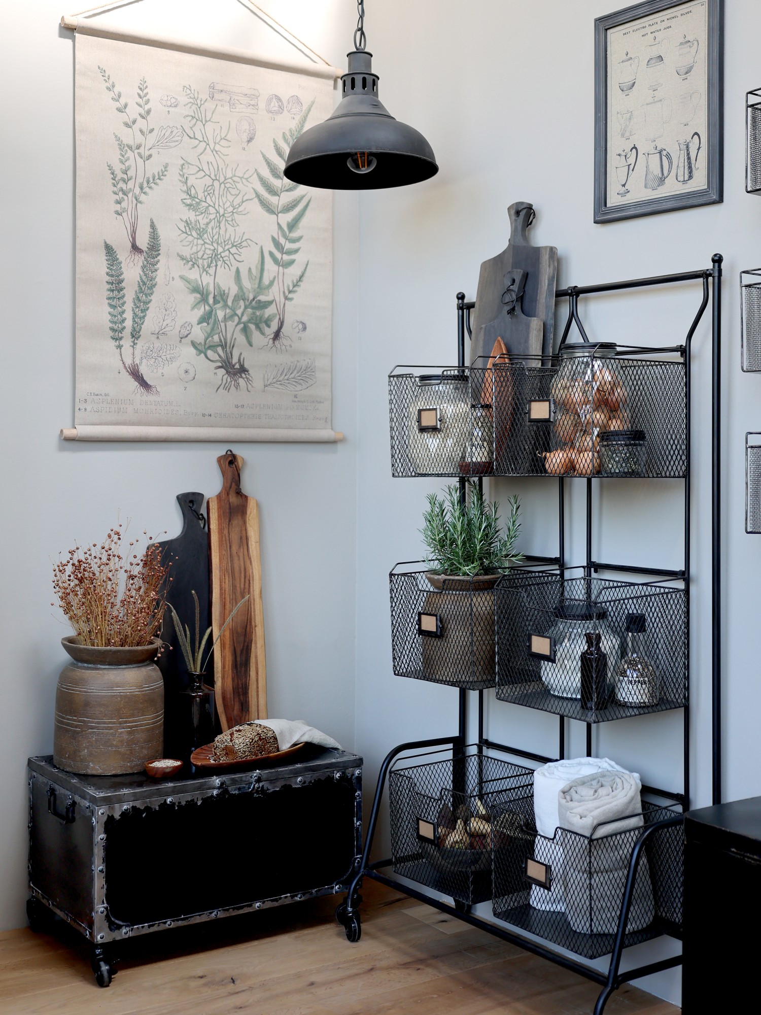 Factory Koffer auf Räder / COUCHTISCH /INDUSTRIAL-LOOK