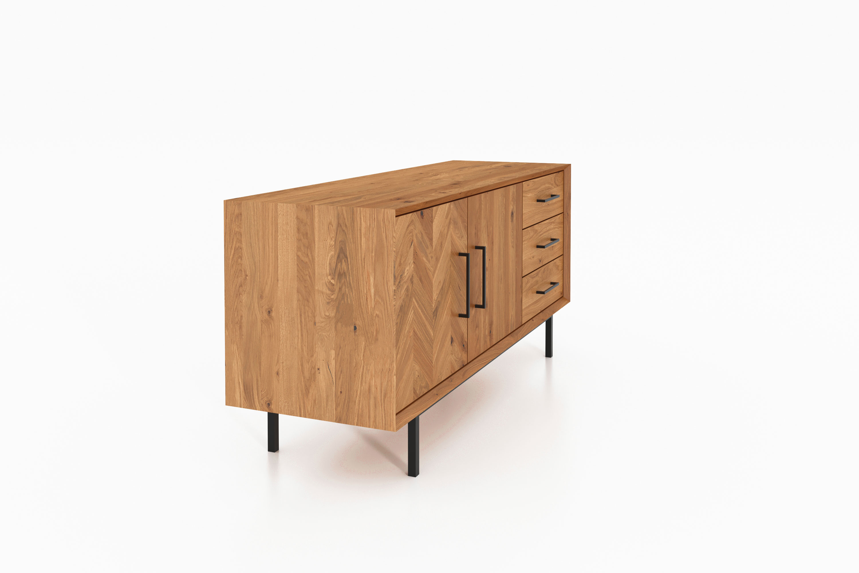 Sideboard / Anrichte / 2Türen / 3 x Schubladen Abies 2728
