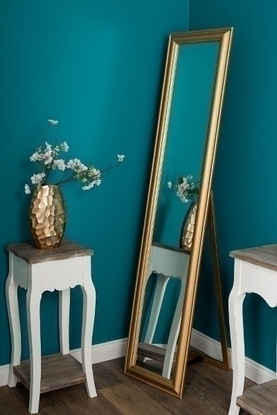 Standspiegel Asil IV, gold - 40x180 cm