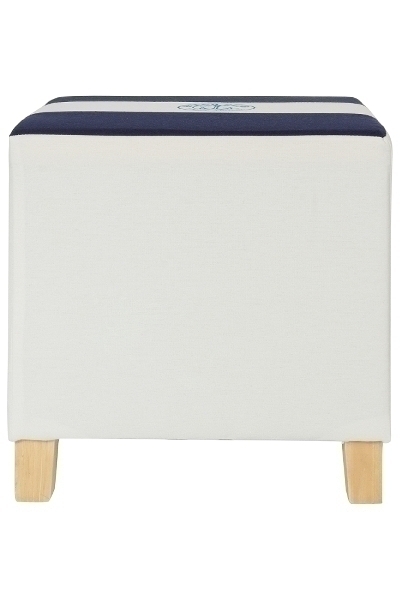 Hocker Liam, mit Stoffbezug