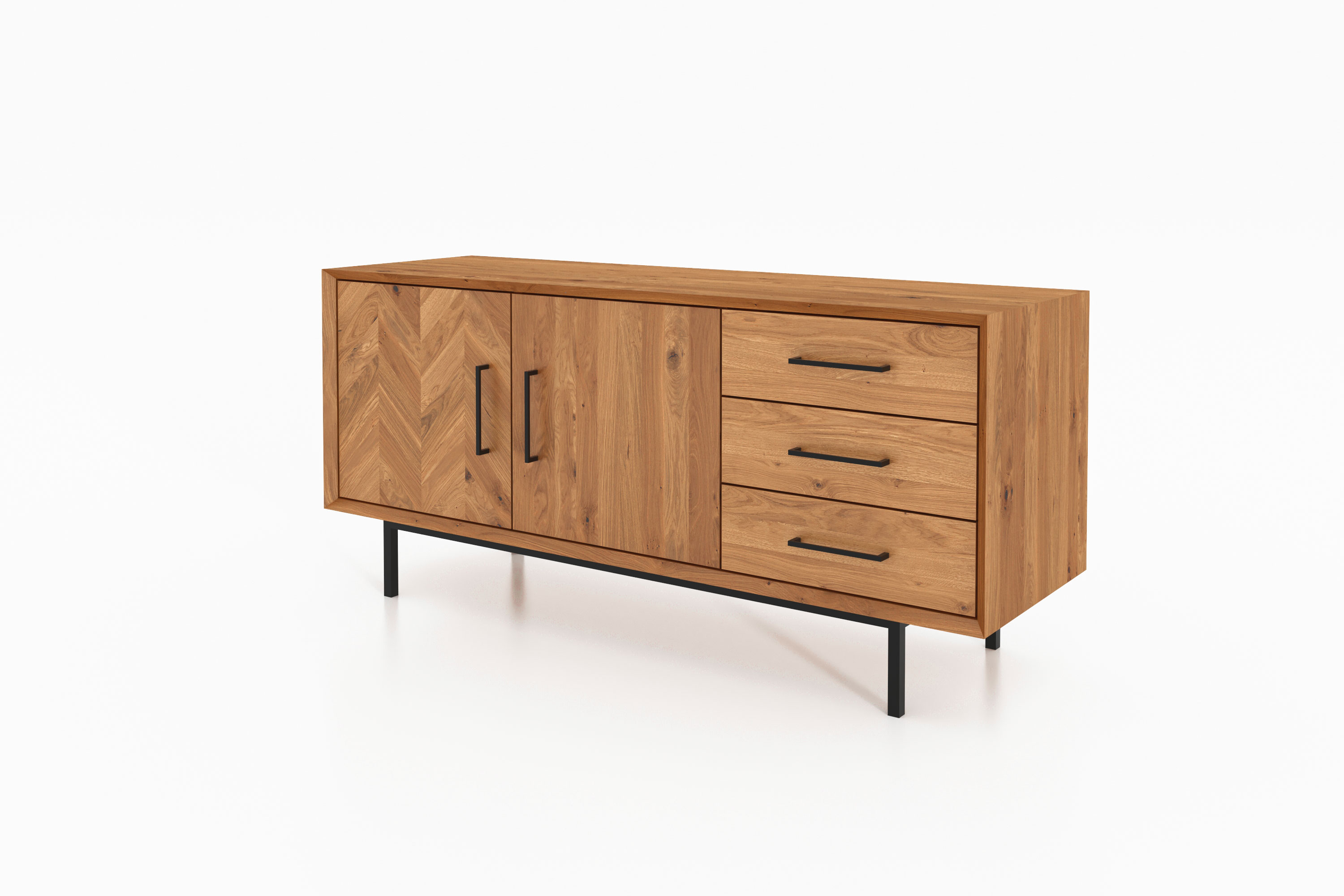 Sideboard / Anrichte / 2Türen / 3 x Schubladen Abies 2728