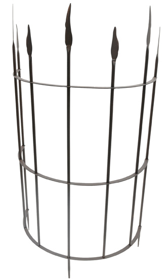 Rankgitter "GRAZIO" halbrund / H- 130 cm
