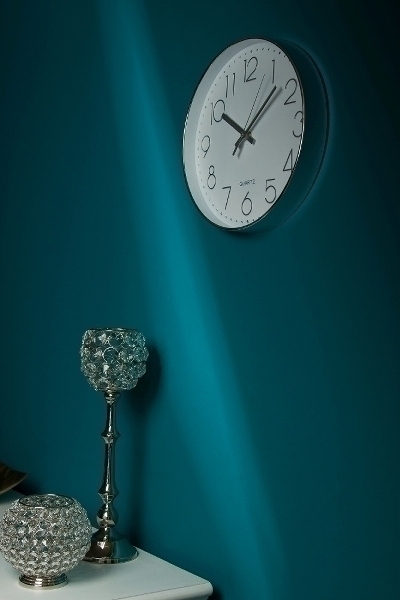 Wanduhr Rossi, silber