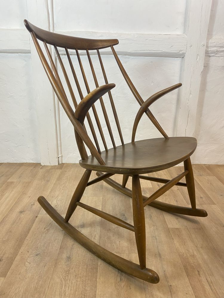 Schaukelstuhl Danish - Design 60er Jahre