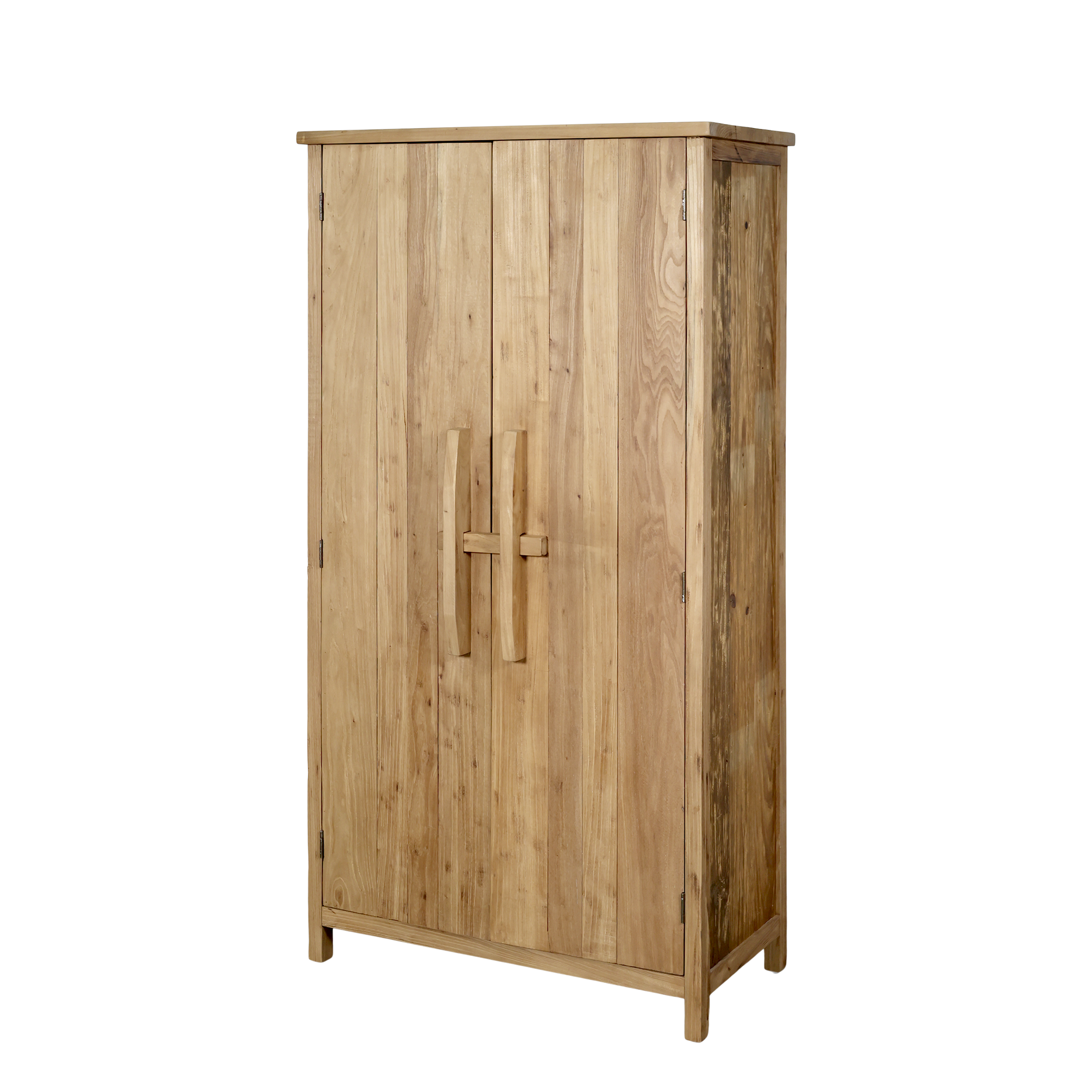 Chic Antique Schrank mit 2 Türen – Naturholz Ulme | Dänisches Design