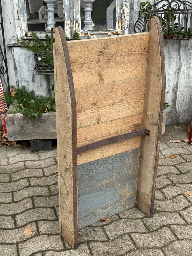 Uralter Holz-Transportschlitten um 1920 – Dekoobjekt