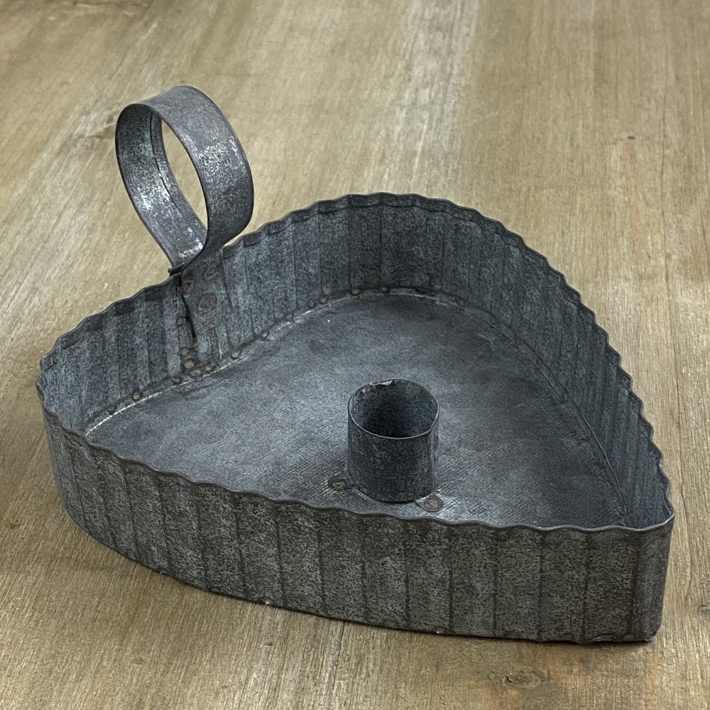 Kerzenhalter "NAPOLIE" aus Zinkblech / ANTIK-LOOK