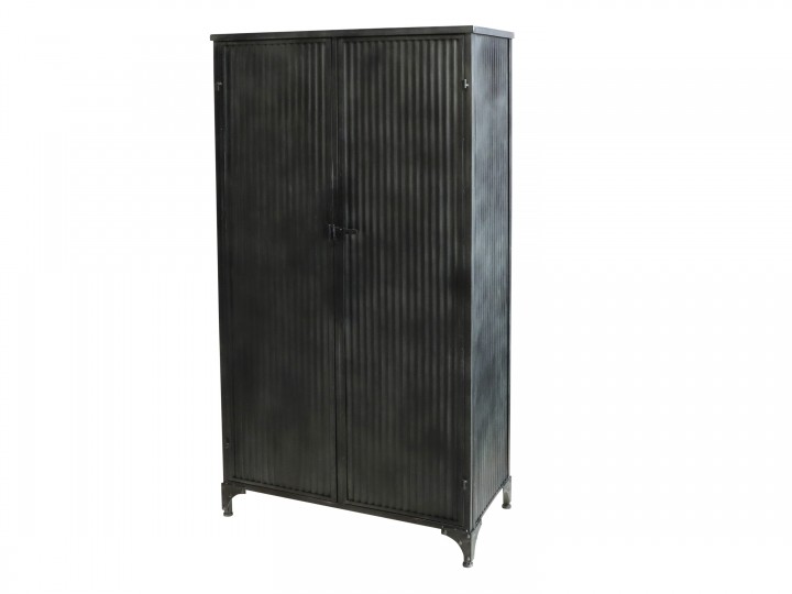 Factory Metall - Schrank mit 2 Türen & 4 Ablagen