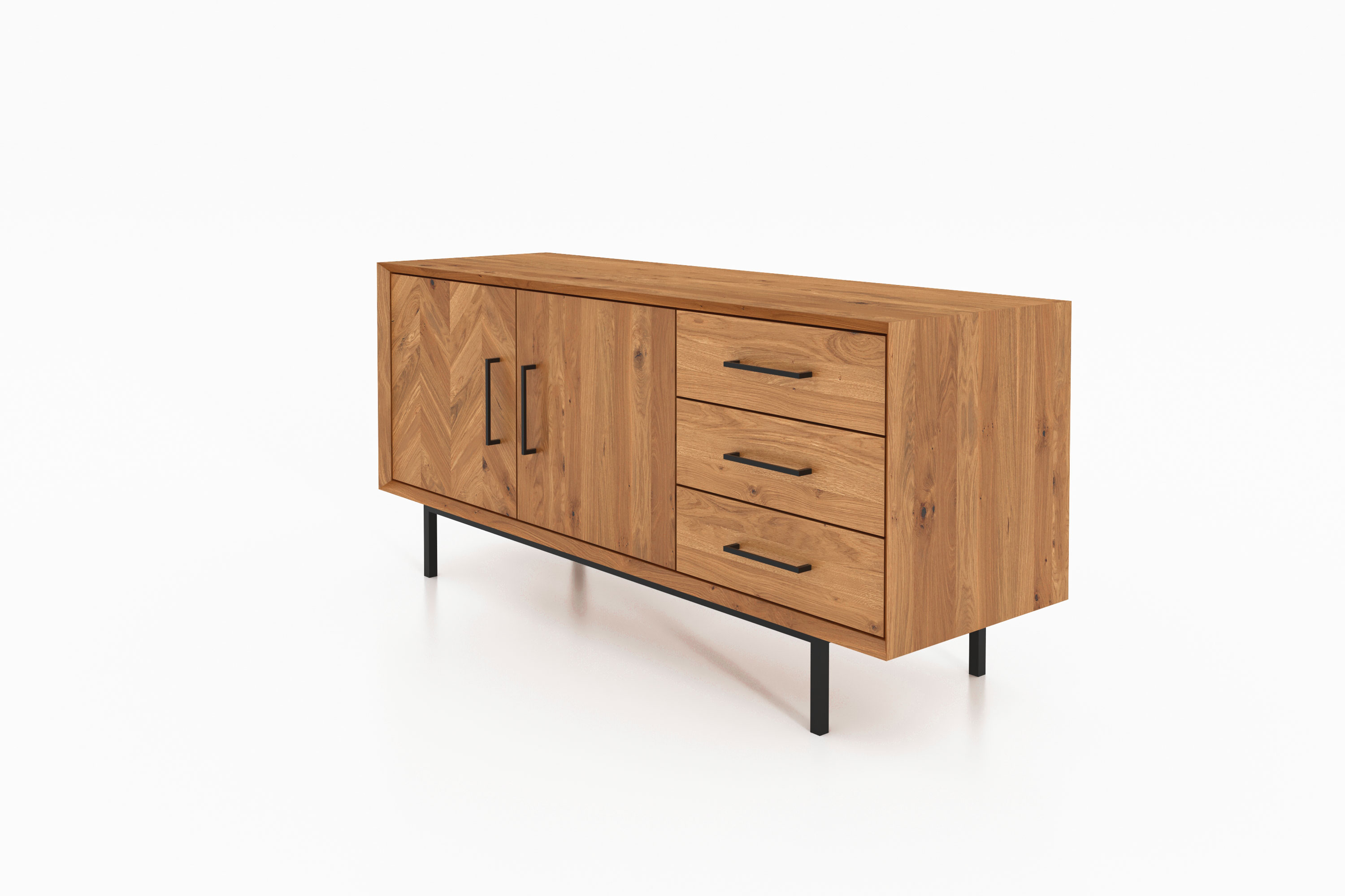Sideboard / Anrichte / 2Türen / 3 x Schubladen Abies 2728