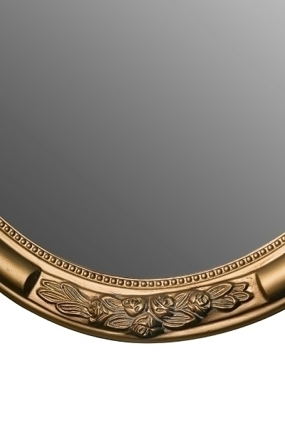 Ovaler Spiegel Beyzawi II, gold