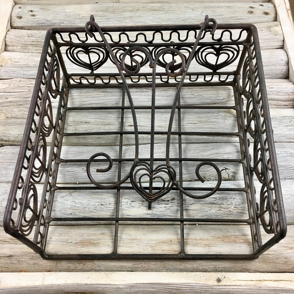 Serviettenhalter " LAVIA"aus Metall / dunkelrostfarbend