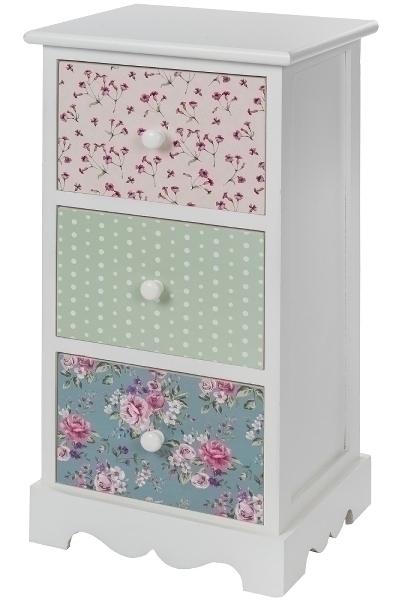 Kommode Tina mit 3 Schubladen
