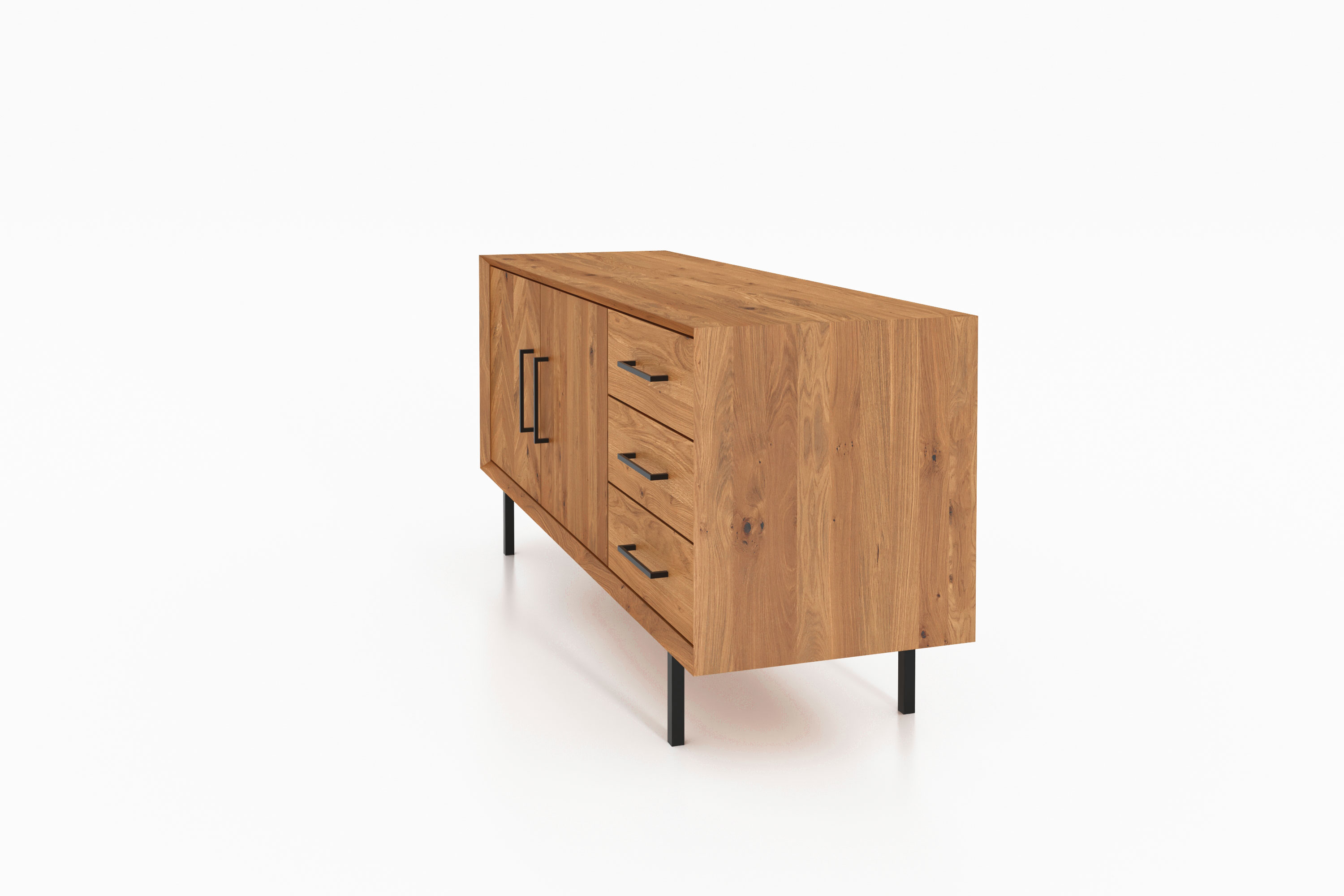 Sideboard / Anrichte / 2Türen / 3 x Schubladen Abies 2728