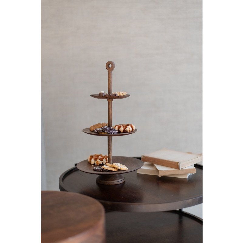 Holz-Etagere Odea – 3-stufige Etagere aus Holz | WUNDERBAAReS.de