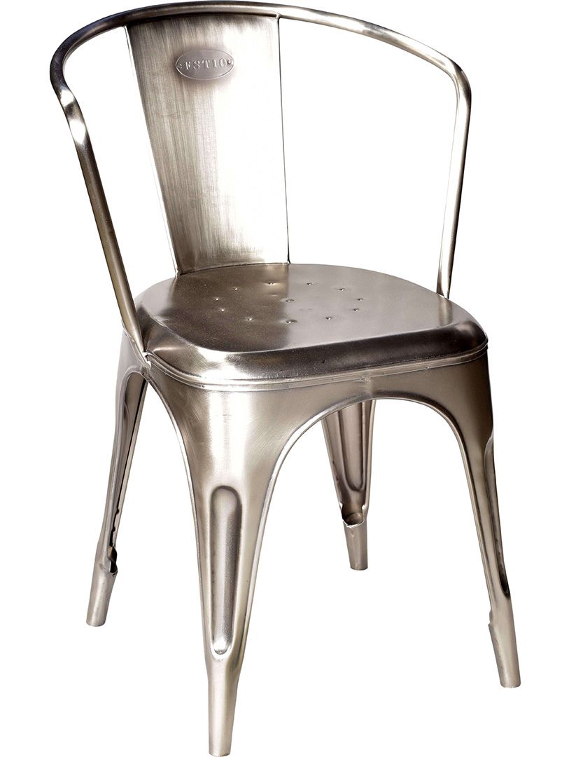 LIVING Stuhl - Eisen glänzend  / Industrialstyle Trademark Living A/S