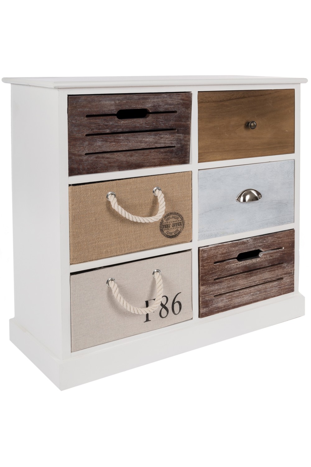 Kommode Eliza, mit 6 Schubladen - FSC FSC 100%, GFA-COC-002292-EG