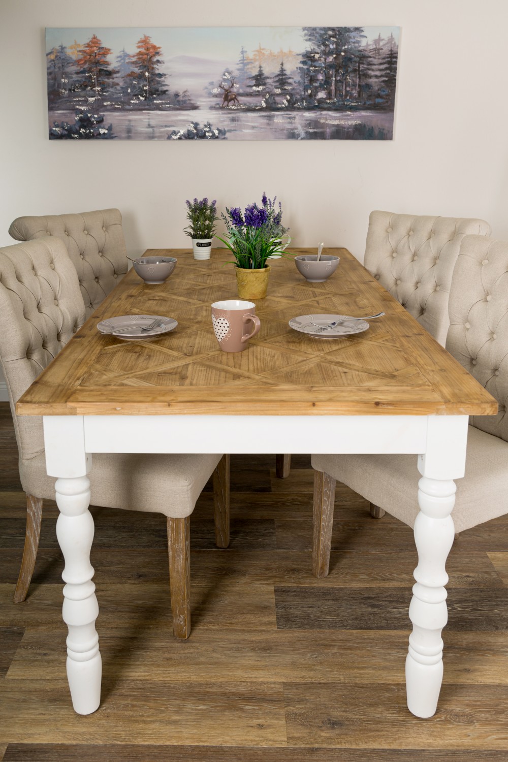 Esstisch Colonial, aus Holz