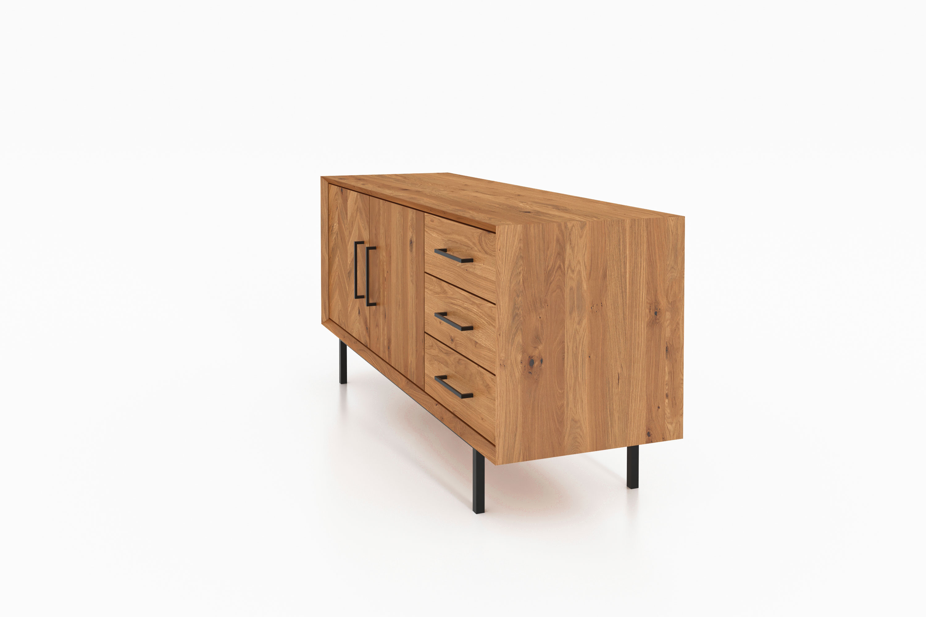 Sideboard / Anrichte / 2Türen / 3 x Schubladen Abies 2728