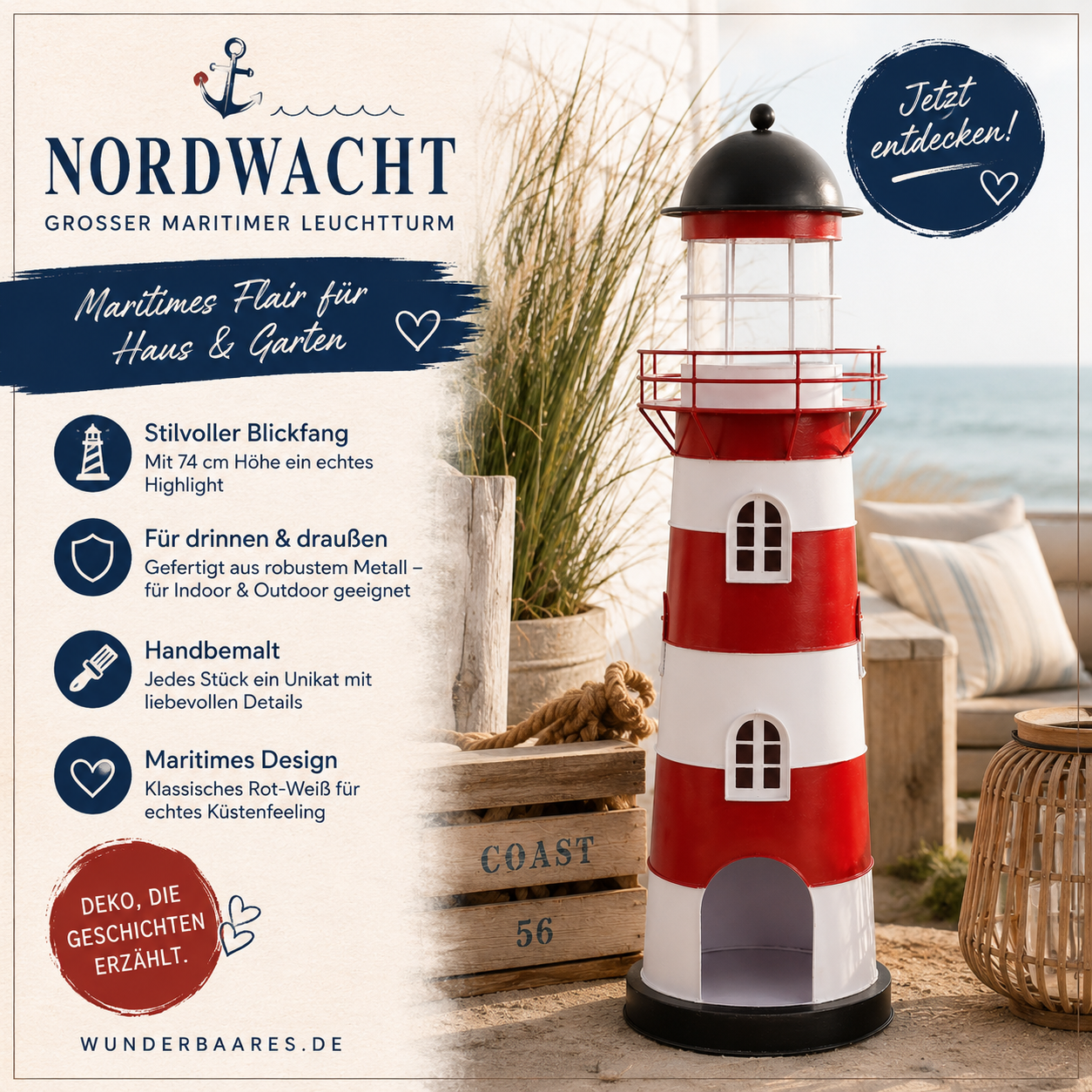 NORDWACHT – Großer maritimer Leuchtturm