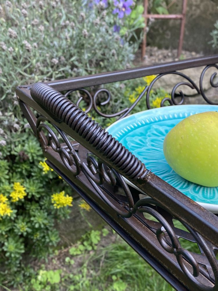Klapptisch - Tabletttisch "NUETTO" aus Metall / OUTDOOR