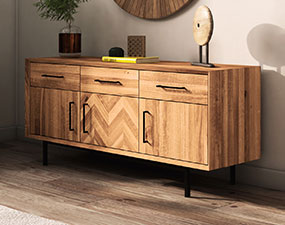 Sideboard 3 Türen & 3 Schubladen / Abies 2730