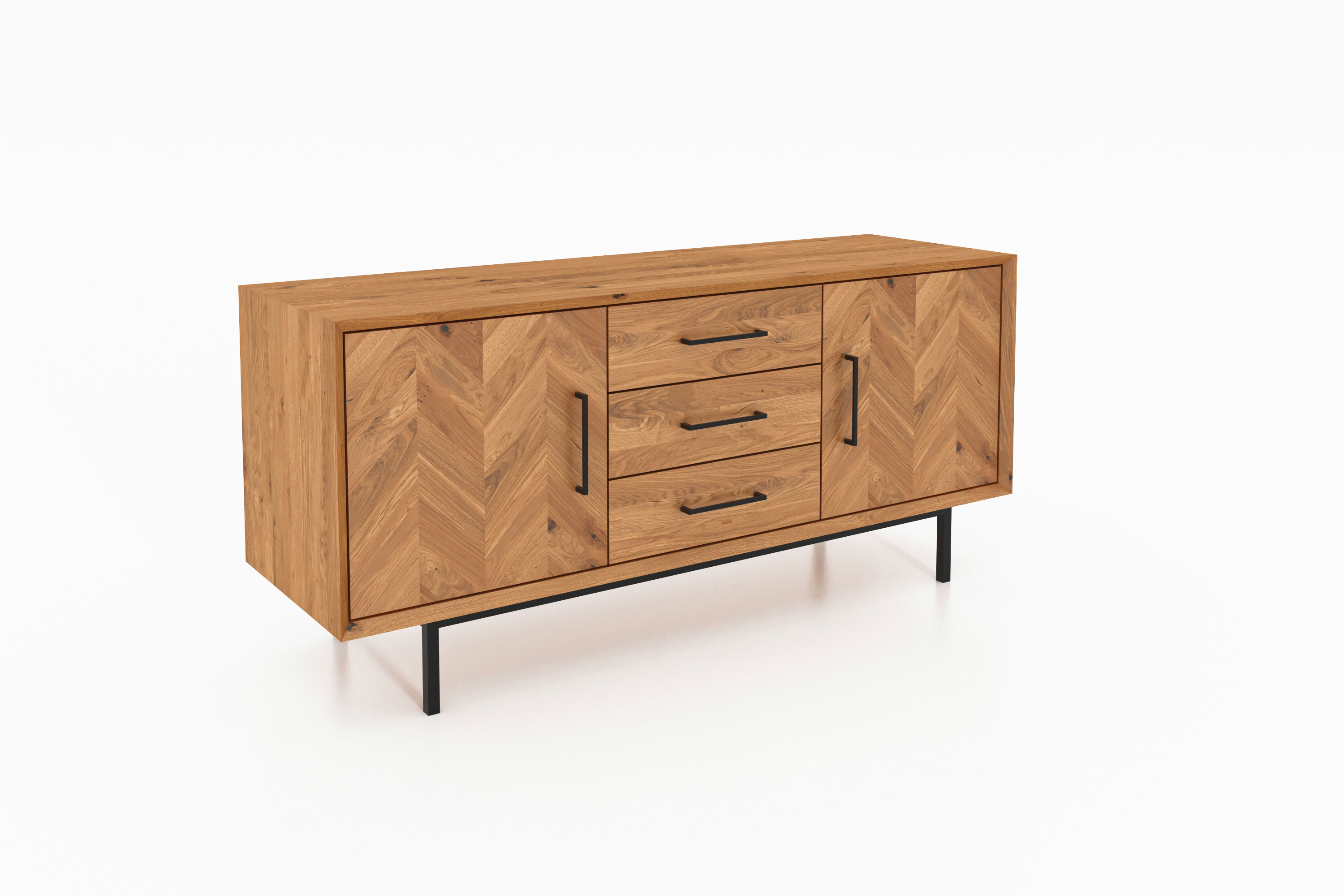 Sideboard mit 2 Türen & 3 Schubladen / Abies 2729