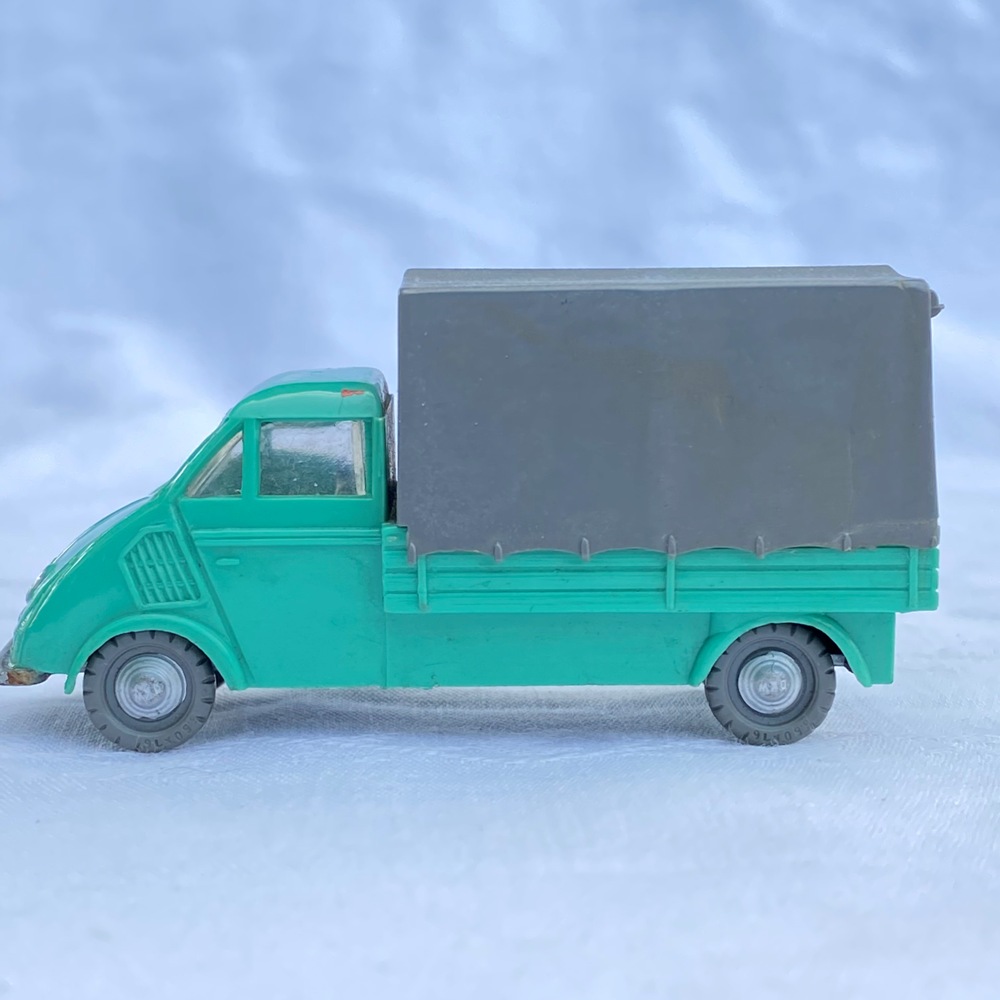 Siku Plastik V 24 DKW Großraumpritsche mit Plane Modell 52 grün V-Serie 1