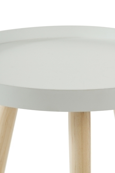 Beistelltisch Lieke, weiss - FSC 100% GFA-COC-002292-EG