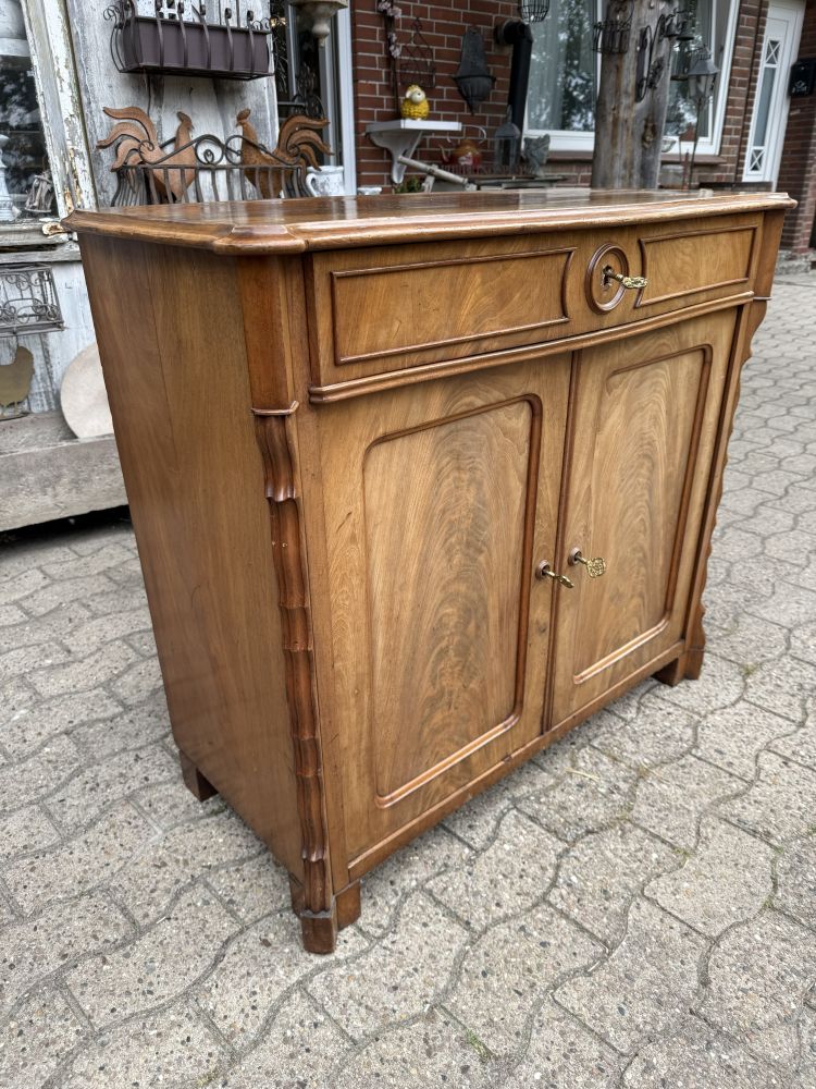 Antike Mahagoni-Kommode um 1870/1880 – mit Besteckschüben