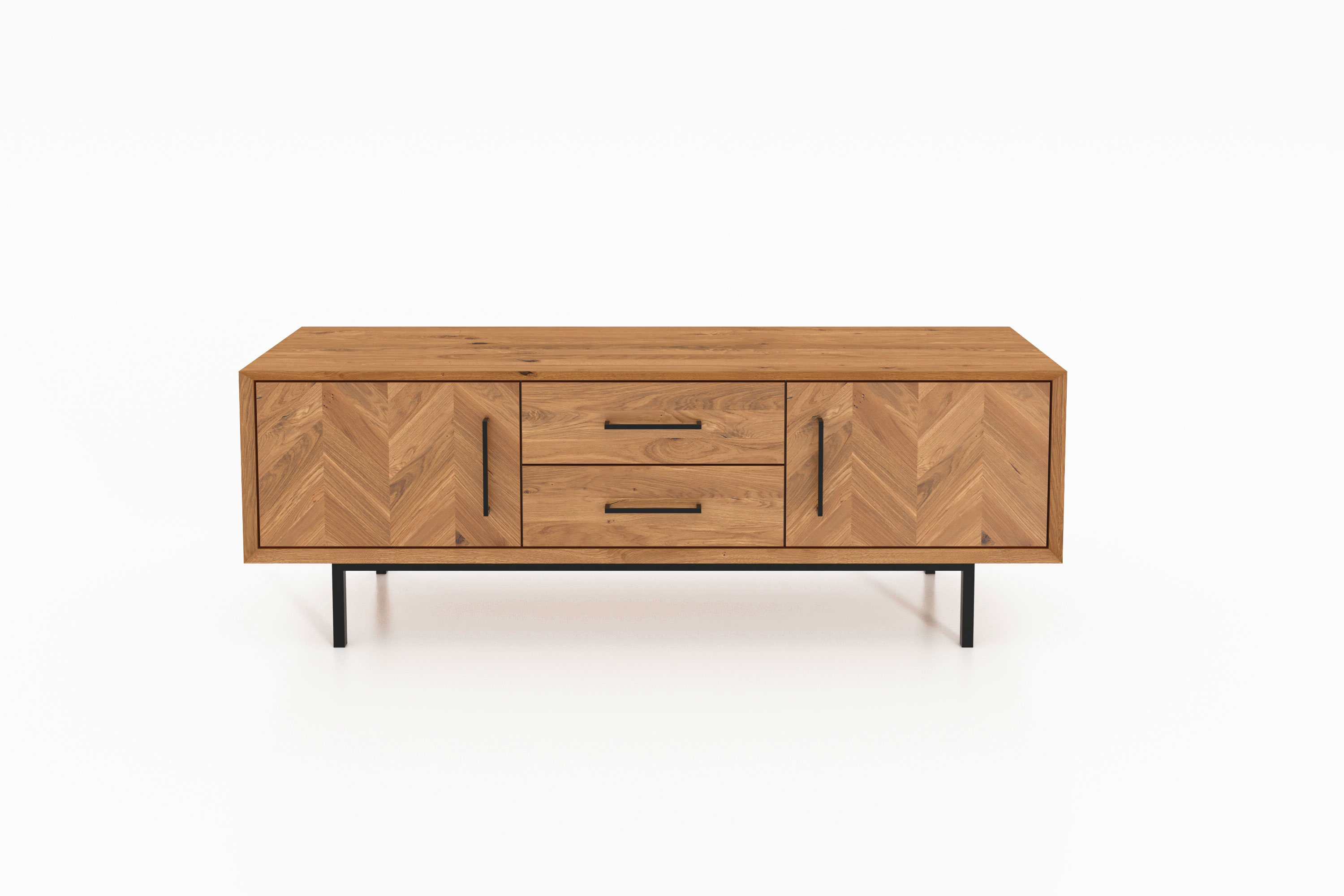 flaches Sideboard - Fernsehunterschrank 50 cm hoch/  Abies 2715