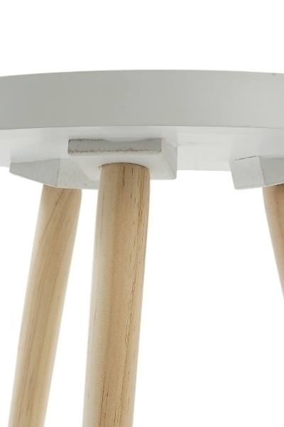 Beistelltisch Lieke, weiss - FSC 100% GFA-COC-002292-EG