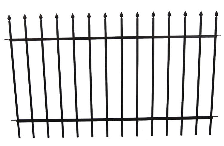 Zaun aus Metall "CONZTANZE" / Zaunteil / Vintagelook