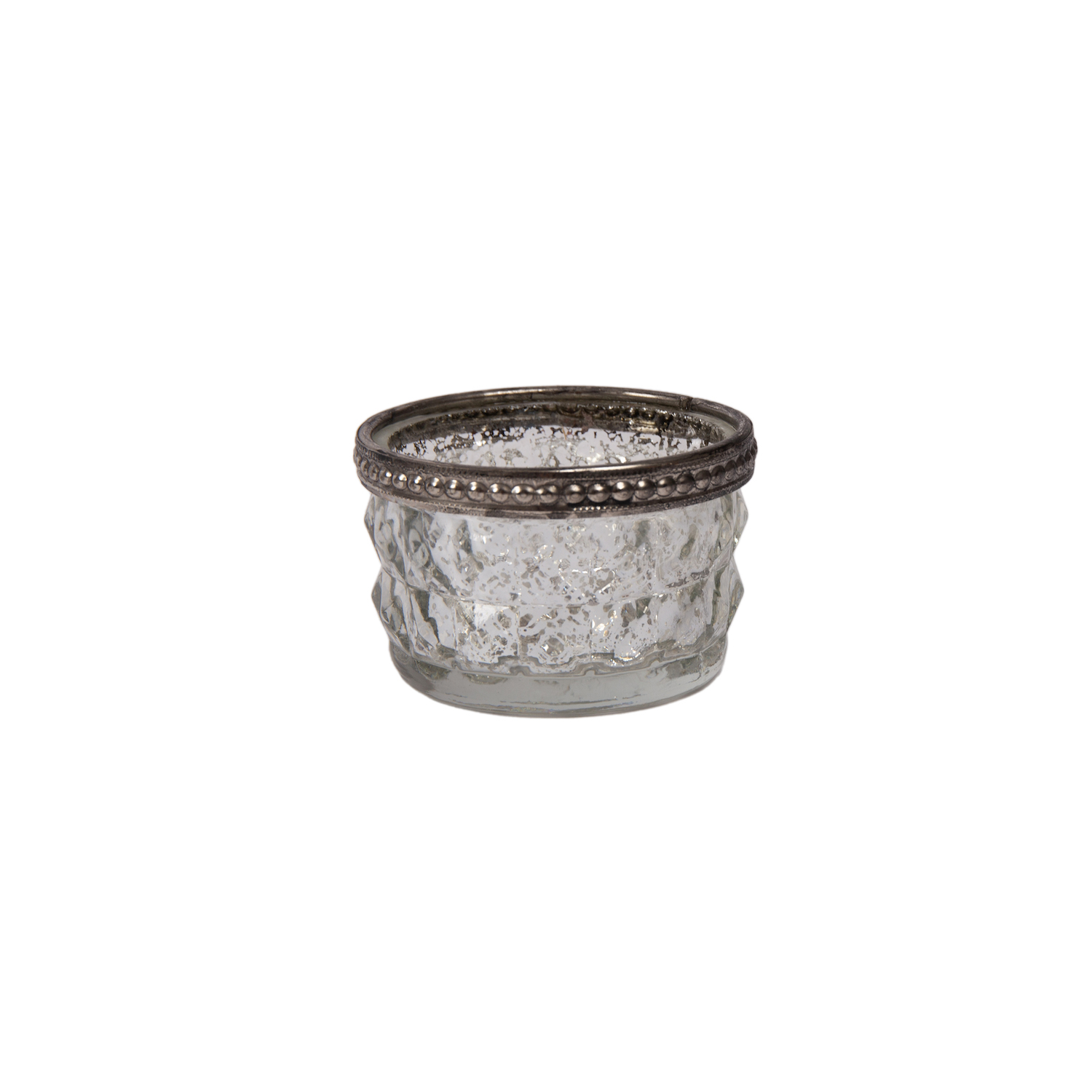 LUMIRA – Edler Teelichthalter aus Glas & Metall in Silber