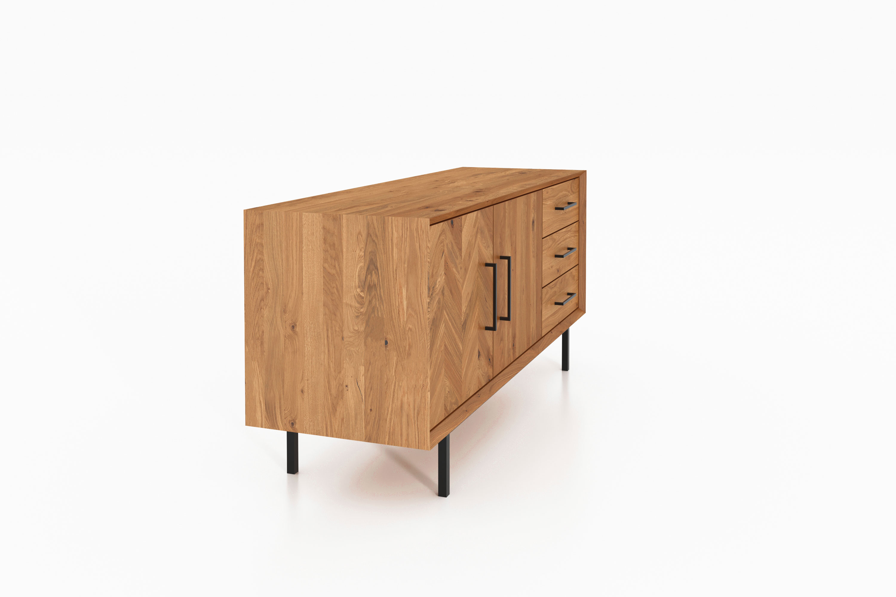 Sideboard / Anrichte / 2Türen / 3 x Schubladen Abies 2728