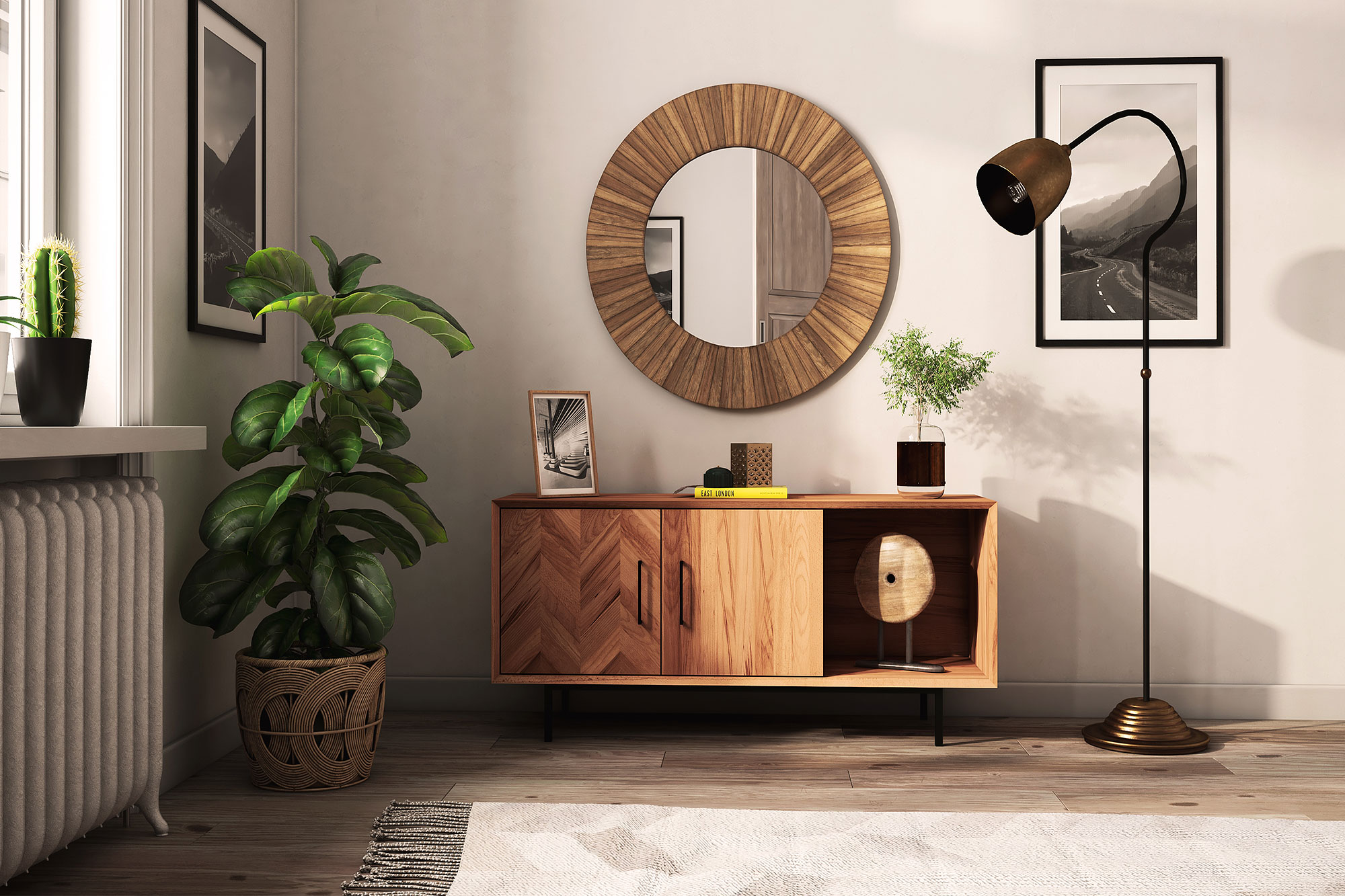 Sideboard mit Freifach  Abies 2726