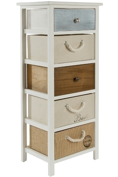 Kommode Eliza, mit 5 Schubladen - FSC FSC 100%, GFA-COC-002292-EG
