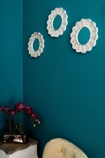 Wandspiegel Dahlia, 3er Set Material: Kunststoff
