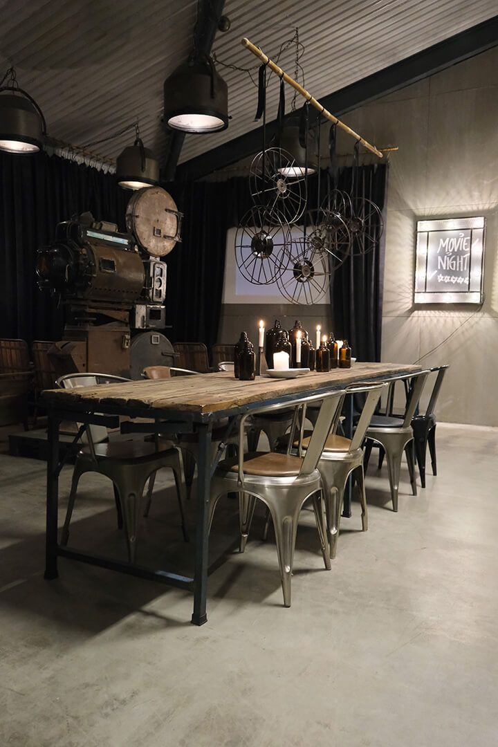 LIVING Stuhl - Eisen glänzend  / Industrialstyle Trademark Living A/S