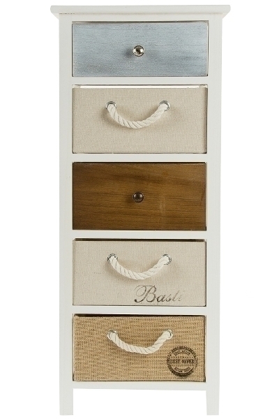 Kommode Eliza, mit 5 Schubladen - FSC FSC 100%, GFA-COC-002292-EG
