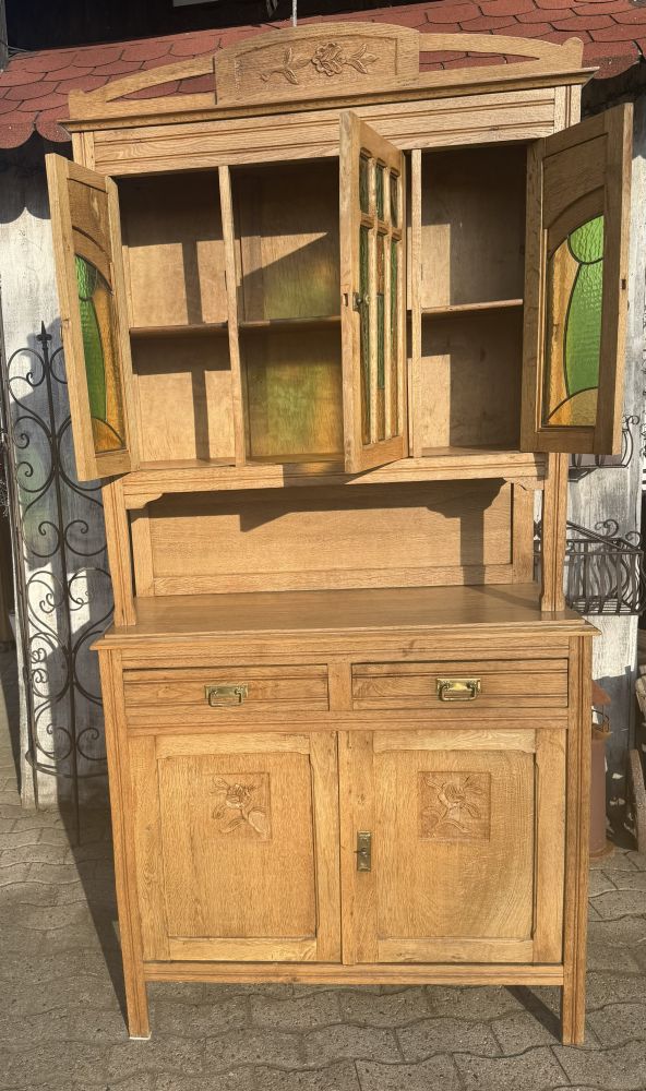 Jugendstil Buffetschrank aus Eichenholz