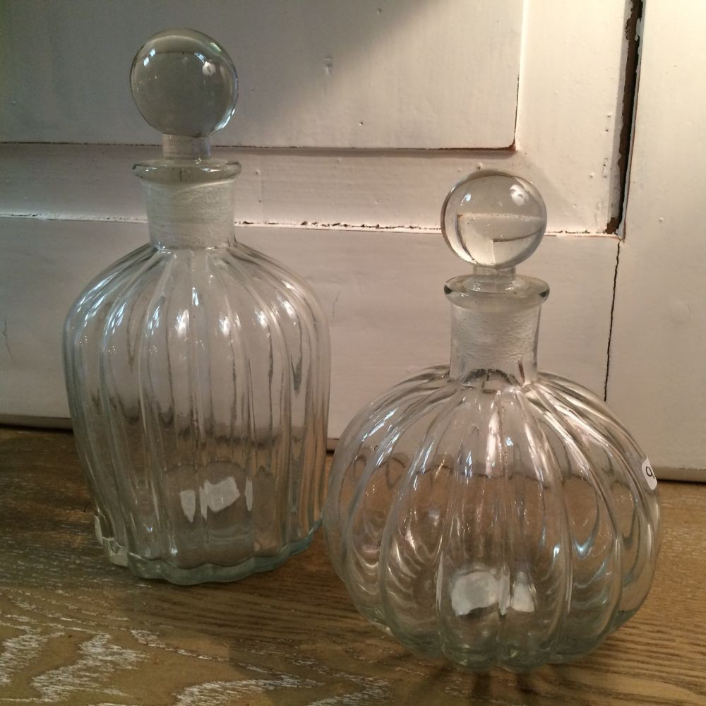 Glasflasche gebaucht