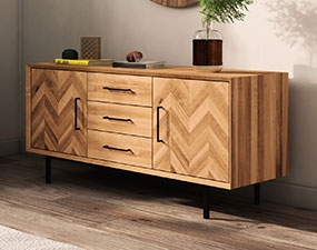 Sideboard mit 2 Türen & 3 Schubladen / Abies 2729