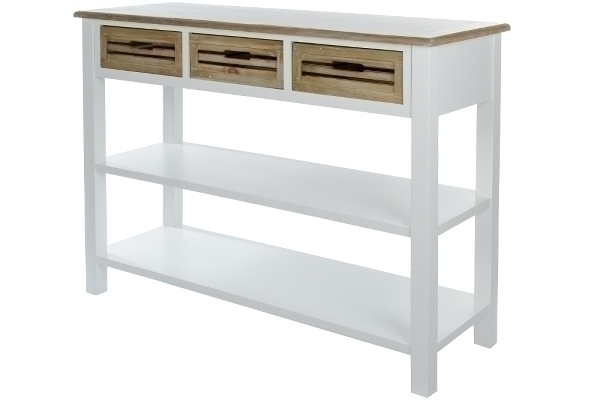 Konsole Provence, mit 3 Schubladen