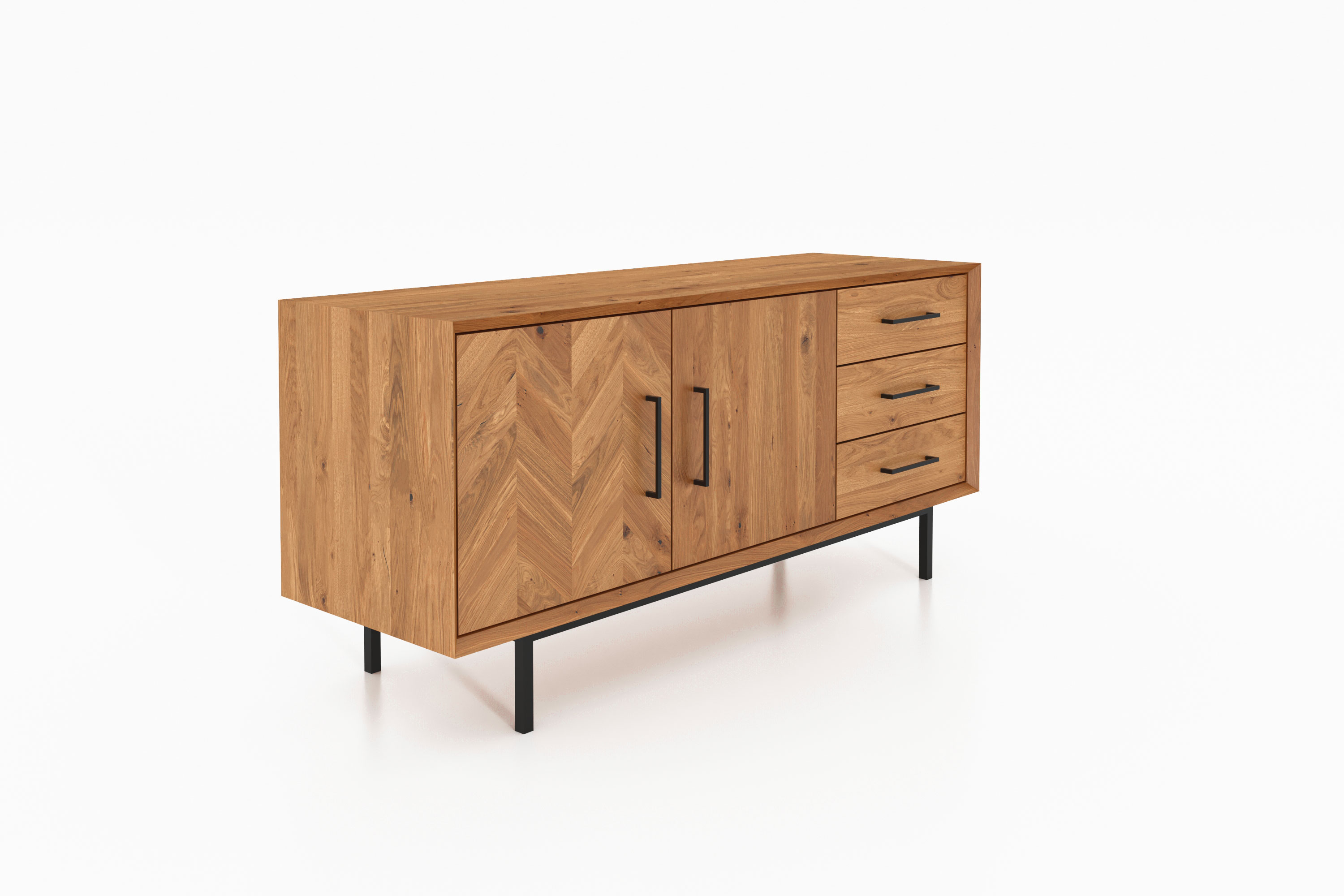 Sideboard / Anrichte / 2Türen / 3 x Schubladen Abies 2728