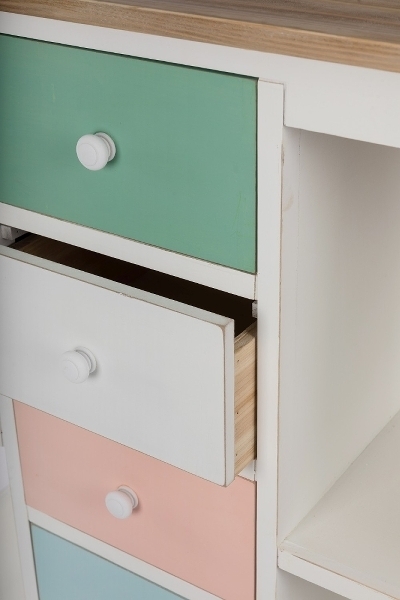 Kommode Rainbow, mit 5 Schubladen