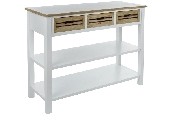Konsole Provence, mit 3 Schubladen