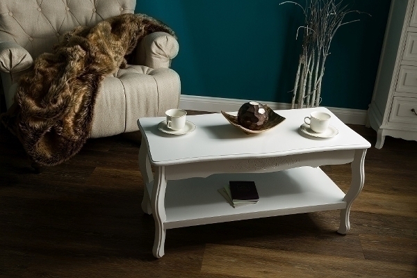 Couchtisch Meridian, weiß antik