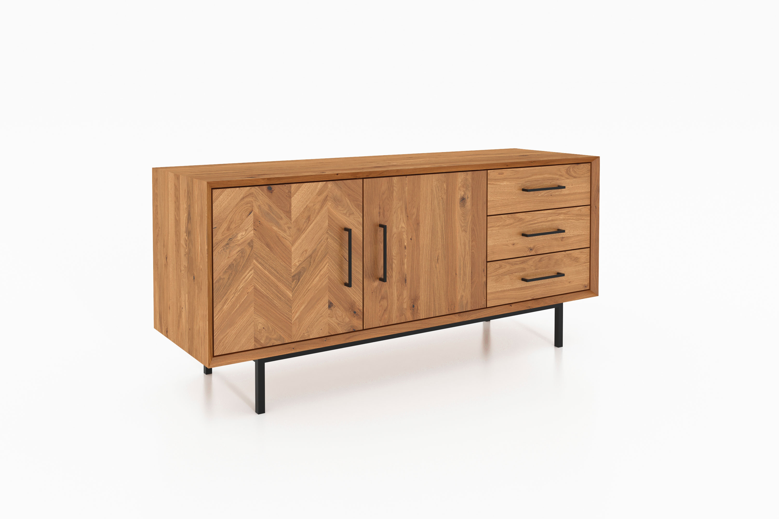 Sideboard / Anrichte / 2Türen / 3 x Schubladen Abies 2728