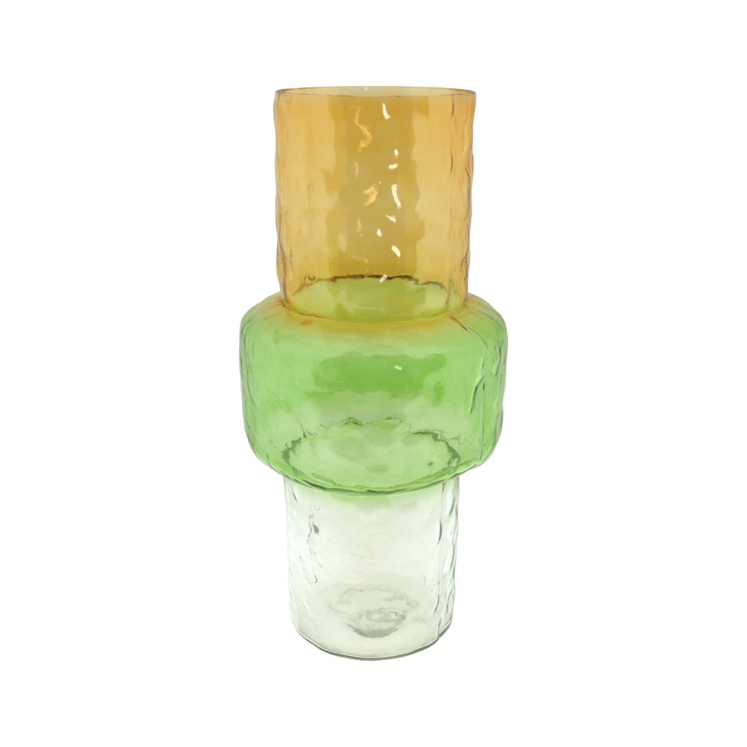 Vase Zane / Glasvase /Blumenvase / Höhe 33 cm / Multicolor
